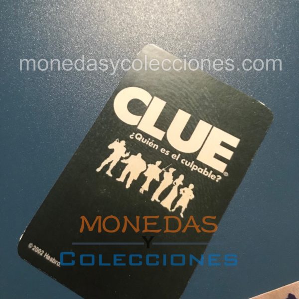 Sticker para tarjetas Clue Reverso Clue Juegos Clasicos