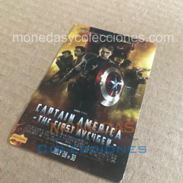 Sticker para tarjetas Capitán America Poster Marvel